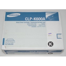 SAMSUNG CLP-K600A BLACK TONER CARTRIDGE CLPK600A, CLP-600,650