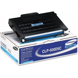 SAMSUNG CLP-500D5C CYAN TONER CARTRIDGE CLP500D5C, CLP-500, CLP-550