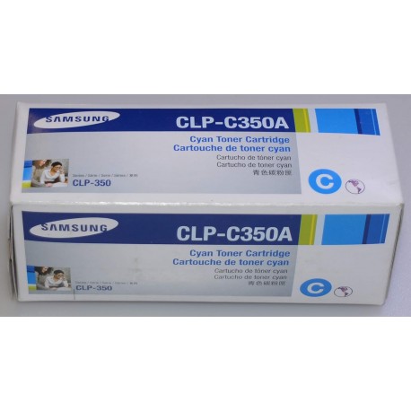 Samsung CLP-C350A Cyan Toner Cartridge CLPC350A, CLP-350