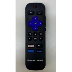 HISENSE ROKU 3026000057 NETFLIX APPLE TV+ PRIME CRAVE REMOTE CONTROL