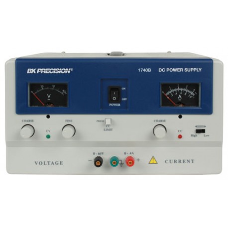 BK Precision 1740B Analog DC Power Supply (0-60V, 0-4A) - NEW