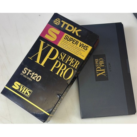 TDK XP SUPER PRO VHS ST-120 BLANK CASSETTE