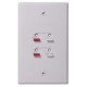 RCA Stereo Speaker Wall Plate-CAH300WH