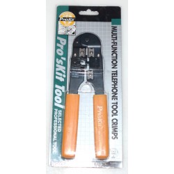 Pro'sKit 808-376A Multi-Function Telephone Tool Crimps 808376A For 4P4C, 4P2C
