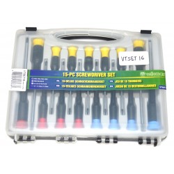 VELLEMAN VTSET16 15-PC SCREWDRIVER SET