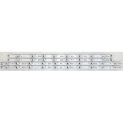 SAMSUNG BN96-58286A / BN96-58287A LED BACKLIGHT STRIPS (4) FOR UN55DU6900F, UN55DU7100F