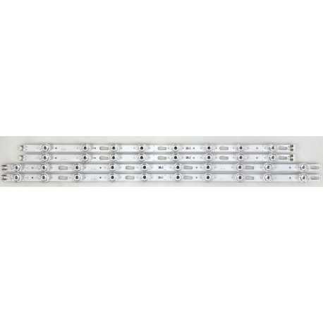 SAMSUNG BN96-58286A / BN96-58287A LED BACKLIGHT STRIPS (4) FOR UN55DU6900F, UN55DU7100F