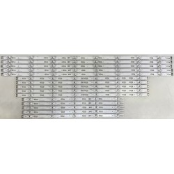 SAMSUNG BN96-58297A / BN96-58298A / BN96-58299A LED BACKLIGHT STRIPS (15) FOR UN85DU6900F, UN85DU7000F, UN85DU7100F