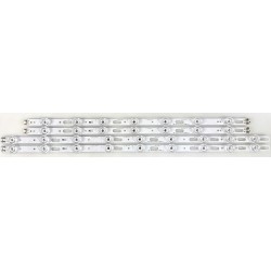 SAMSUNG BN96-58284A / BN96-58285A LED BACKLIGHT STRIPS (4) FOR UN50DU6900F, UN50DU7100F, UN50DU7200F
