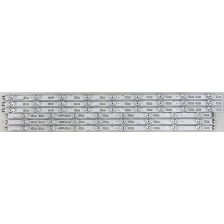 SAMSUNG BN96-58288A / BN96-58290A LED BACKLIGHT STRIPS (6)FOR UN60DU6900F, UN60DU7000F, UN60DU7100F, UN60DU7200F