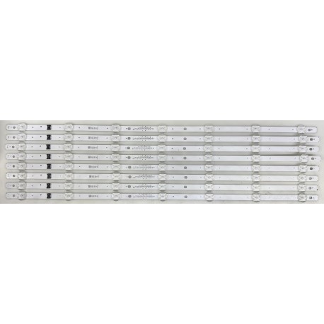 LG EAV65056001 LED BACKLIGHT STRIPS (8) FOR 65UT8000