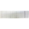 LG EAV65045301 LED BACKLIGHT STRIPS (8) FOR 65UQ79