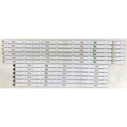 SAMSUNG BN96-40097A / BN96-40098A LED BACKLIGHT STRIPS (12) FOR UN55MU6300F, UN55KU6500F