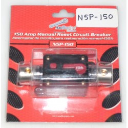 AUDIOPIPE N5P-150 150 AMP MANUAL RESET CIRCUIT BREAKER N5P150, 784644717486