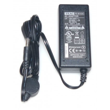 TEAC PS-M1628 AC ADAPTER PSM1628 (16V, 2.8A) - NEW
