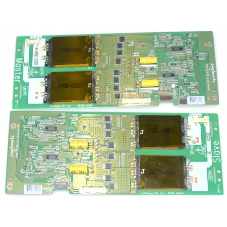 LG 6632L-0583A / 6632L-0584A BACKLIGHT INVERTER MASTER + SLAVE