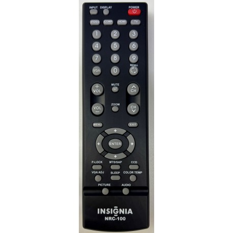 NRC-100 INSIGNIA REMOTE CONTROL (NRC100) - NEW