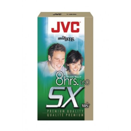 JVC T-160 DU Blank VHS Tape T160DU, 8 HOUR EP - NEW