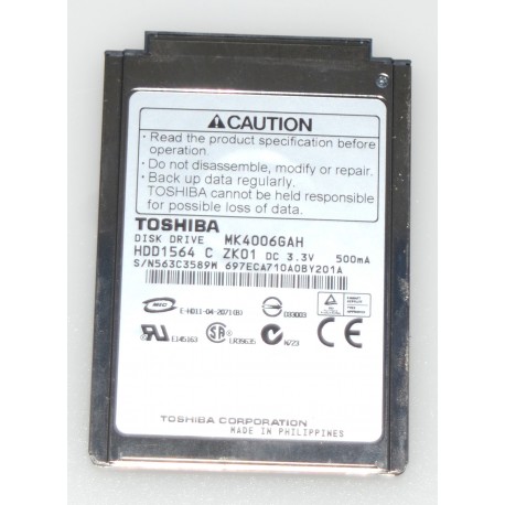 TOSHIBA MK4006GAH HARD DRIVE 40GB - NEW