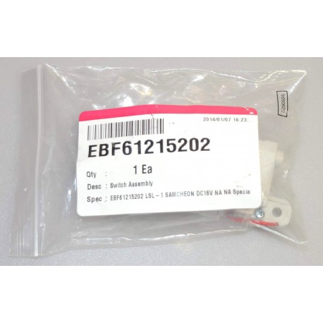LG EBF61215202 Washer Lid Switch Assembly - NEW
