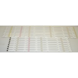 SAMSUNG BN96-39663A/BN96-39664A LED BACKLIGHT STRIPS - (16) UN60KU6290F, UN60KU6270F