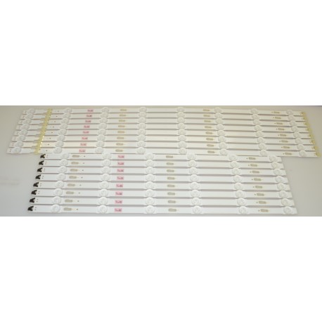 SAMSUNG BN96-39663A/BN96-39664A LED BACKLIGHT STRIPS - (16) UN60KU6290F, UN60KU6270F