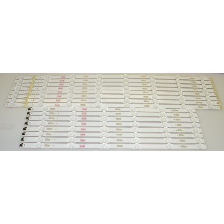 SAMSUNG BN96-39663A/BN96-39664A LED STRIPS - 16 STRIPS , UN60KU6290F , UN60KU6270F