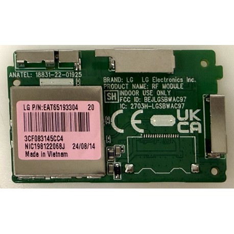 LG EAT65193304 WI-FI MODULE