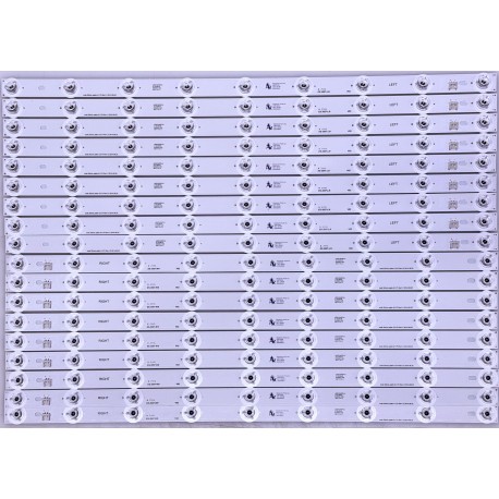PANASONIC 55Inch Pattern LED Backlight Strips (18) NEW TX-55CX680B TC-55CX650U TC-55DX700C