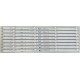 PHILIPS /LG K43WDC1 A2 LED BACKLIGHT STRIPS (8)- NEW 40PUF6052/T3, 43PFF5012