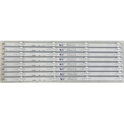 PHILIPS /LG K43WDC1 A2 LED BACKLIGHT STRIPS (8)- NEW 40PUF6052/T3, 43PFF5012