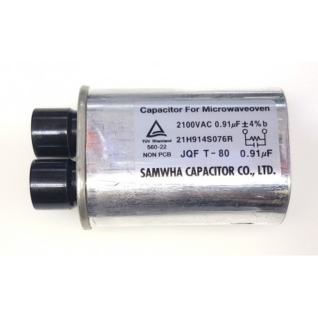 DAEWOO 0.91UF 2100VAC Microwave Oven Capacitor