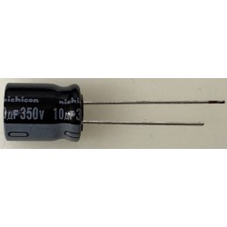 10uF, 350V RADIAL CAP.
