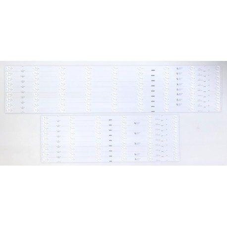 SONY 65039D9158N0L / 65039D915SN0R BACKLIGHT 18 STRIPS (VER.2) NEW (SEE NOTE)