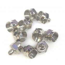 F-75 Ohm Coaxial Termination Dummy Load CAT-6, RG-59, CAT6, RG59 (10 PCS)