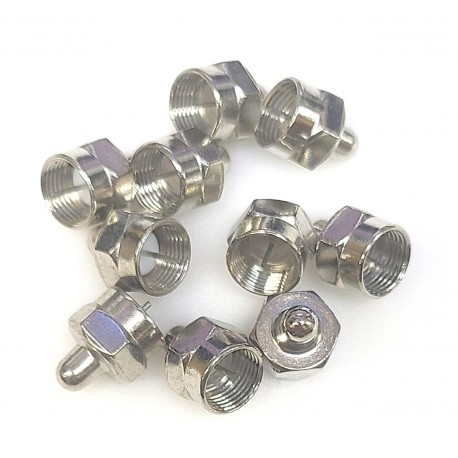 F-75 Ohm Coaxial Termination Dummy Load CAT-6, RG-59, CAT6, RG59 (10 PCS)