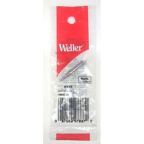 WELLER PTP7 1/32" X 0.8 mm CONICAL TIP 037103473370
