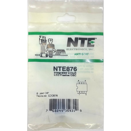 NTE876 INTEGRATED CIRCUIT 768249359313 - NEW