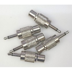 PL-865 1/8" TO RCA JACK ADAPTOR PL865 (PACK OF 5)