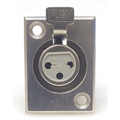 PL-403 XLR Chassis Mount Female Connector PL403