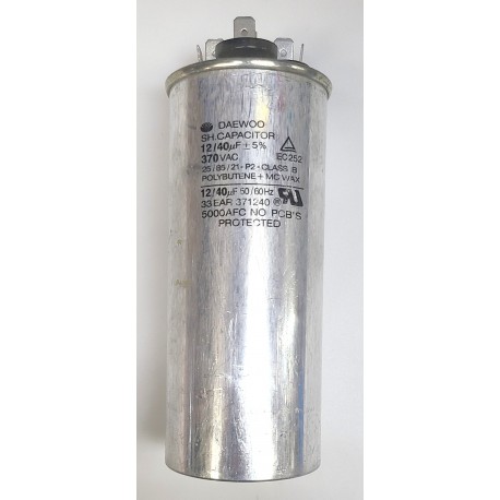 DAEWOO 12/40uf 370VAC Microwave Oven Capacitor