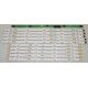 SAMSUNG BN96-39655A/BN96-39656A LED STRIPS - 10 STRIPS & 1 INTERFACE BOARD
