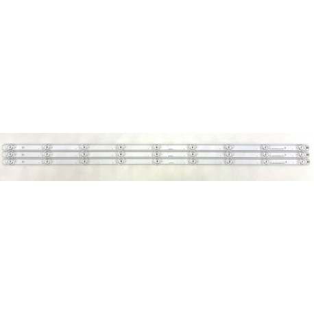 HISENSE LED STRIPS FOR MODEL 43H7709 3 STRIPS WITH 9 LED EACH
