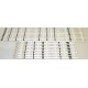 SAMSUNG BN96-25312A/BN96-25313A LED STRIPS - 20 STRIPS NEW , UN55F6800A , UN55F6100A , UN55F6300A , UN55F6400A , UN55F6350A
