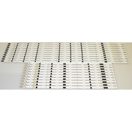 SAMSUNG BN96-25312A/BN96-25313A LED STRIPS - 20 STRIPS NEW , UN55F6800A , UN55F6100A , UN55F6300A , UN55F6400A , UN55F6350A