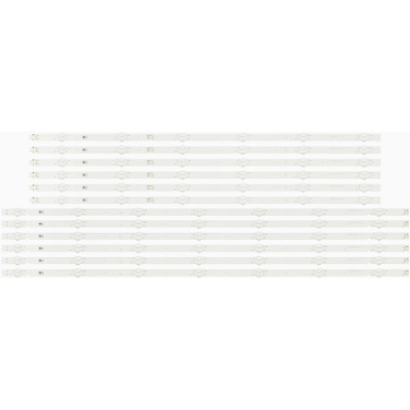 SONY I-6500SY80131-L-V2/I-6500SY80131-R-V2 LED BACKLIGHT STRIPS (12)- NEW, XBR-65X800G, KD-65X750H