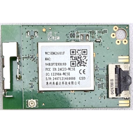 WESTINGHOUSE WCEM2601F WI-FI MODULE