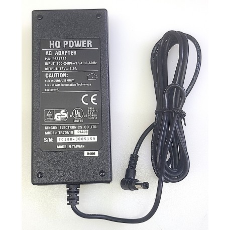 HQ POWER PSS1839 AC ADAPTER (18V, 3.9A)