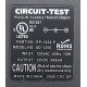 CIRCUIT-TEST RP-1250-P AC ADAPTER RP1250P (12V, 500mA)