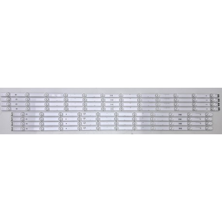 SAMSUNG BN96-60382A / BN96-60383A LED BACKLIGHT STRIPS (8) FOR UN85U8000F